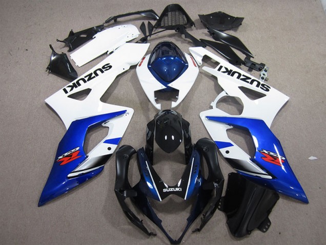 Affordable 2005-2006 White Blue Suzuki GSXR1000 Motorcycle Fairings Canada Affordable 2005-2006 White Blue Suzuki GSXR1000 Motorcycle Fairings Canada