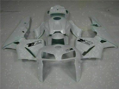 Affordable 2005-2006 White Honda CBR600RR Fairing Kit Canada