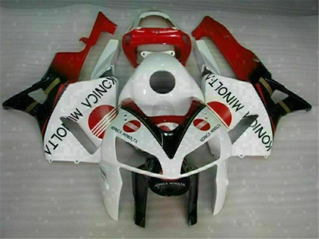 Affordable 2005-2006 White Honda CBR600RR Plastic Full Fairing Kits Canada Affordable 2005-2006 White Honda CBR600RR Plastic Full Fairing Kits Canada