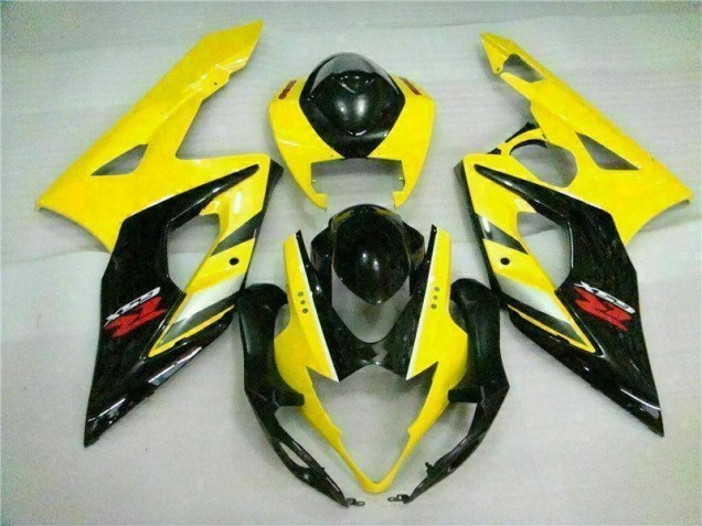 Affordable 2005-2006 Yellow Black Suzuki GSXR 1000 Motorcycle Fairings Canada Affordable 2005-2006 Yellow Black Suzuki GSXR 1000 Motorcycle Fairings Canada