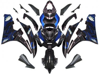 Affordable 2006-2007 Black Blue Flame Yamaha YZF R6 Motorcycle Fairings Canada