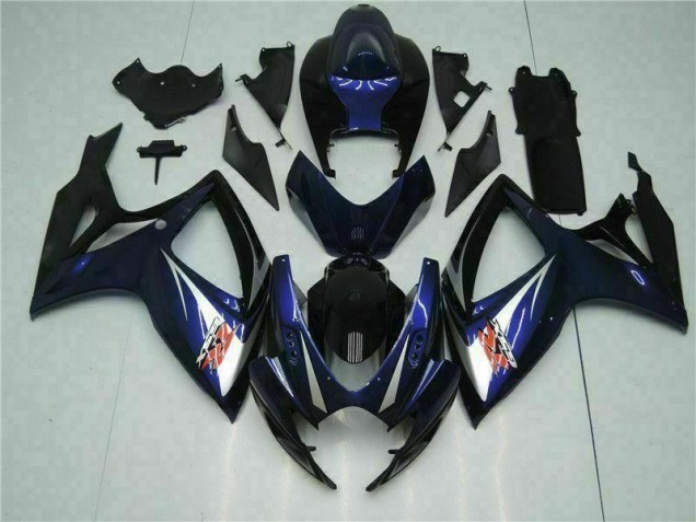 Affordable 2006-2007 Black Blue Suzuki GSXR 600/750 ABS Fairing Kits Canada Affordable 2006-2007 Black Blue Suzuki GSXR 600/750 ABS Fairing Kits Canada