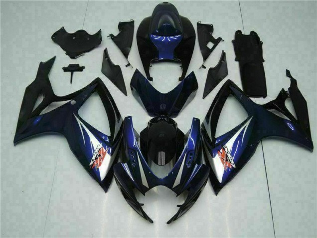 Affordable 2006-2007 Black Blue Suzuki GSXR 600/750 Motorcycle Fairings Canada Affordable 2006-2007 Black Blue Suzuki GSXR 600/750 Motorcycle Fairings Canada