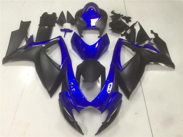 Affordable 2006-2007 Black Blue Suzuki GSXR 600/750 Plastics Fairing Kits Canada Affordable 2006-2007 Black Blue Suzuki GSXR 600/750 Plastics Fairing Kits Canada