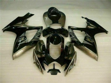 Affordable 2006-2007 Black Grey Suzuki GSXR 600/750 Motorcycle Fairings Canada