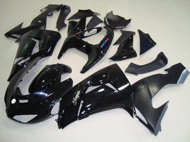 Affordable 2006-2007 Black Matte Black Kawasaki Ninja ZX10R Motorcycle Fairings Canada Affordable 2006-2007 Black Matte Black Kawasaki Ninja ZX10R Motorcycle Fairings Canada