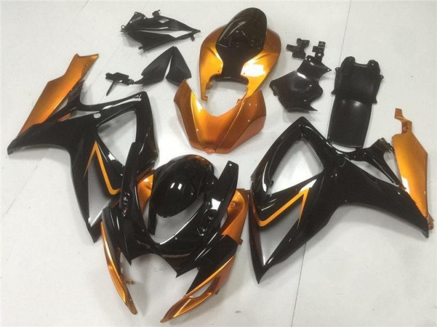 Affordable 2006-2007 Black Orange Suzuki GSXR 600/750 Plastics Fairing Kits Canada Affordable 2006-2007 Black Orange Suzuki GSXR 600/750 Plastics Fairing Kits Canada