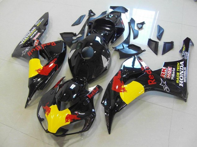 Affordable 2006-2007 Black Red Bull Honda CBR1000RR Motorcycle Fairings Canada Affordable 2006-2007 Black Red Bull Honda CBR1000RR Motorcycle Fairings Canada