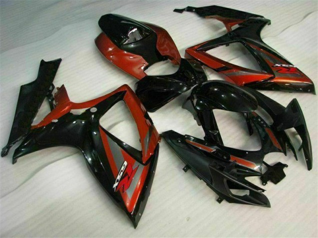 Affordable 2006-2007 Black Red Suzuki GSXR 600/750 Motorcycle Fairings Canada Affordable 2006-2007 Black Red Suzuki GSXR 600/750 Motorcycle Fairings Canada