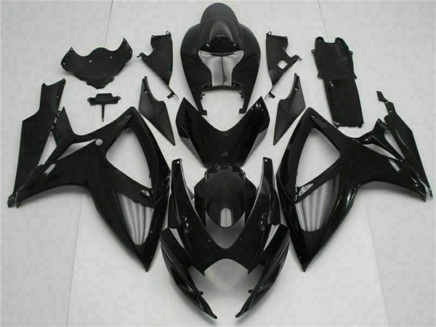 Affordable 2006-2007 Black Suzuki GSXR 600/750 ABS Fairing Kits Canada Affordable 2006-2007 Black Suzuki GSXR 600/750 ABS Fairing Kits Canada
