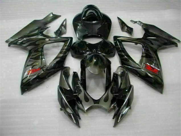 Affordable 2006-2007 Black Suzuki GSXR 600/750 Full Fairing Kits Canada Affordable 2006-2007 Black Suzuki GSXR 600/750 Full Fairing Kits Canada