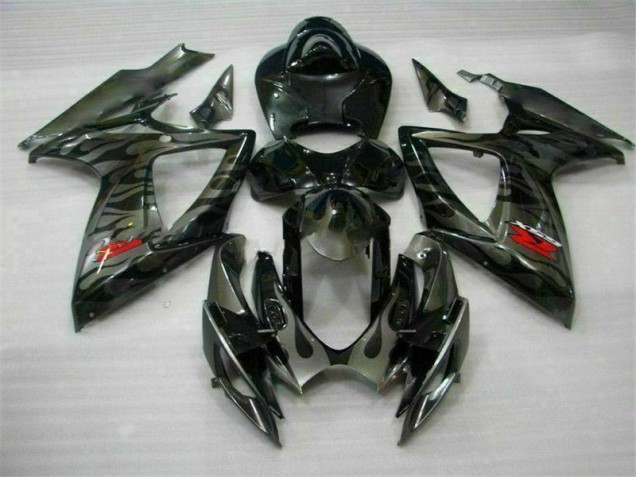 Affordable 2006-2007 Black Suzuki GSXR 600/750 Plastics Fairing Kits Canada Affordable 2006-2007 Black Suzuki GSXR 600/750 Plastics Fairing Kits Canada