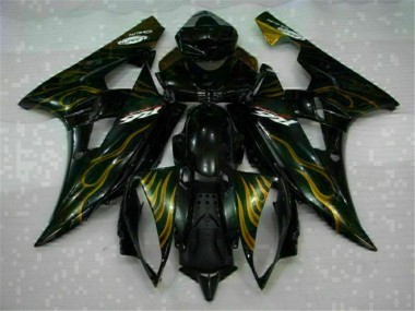 Affordable 2006-2007 Black Yamaha YZF R6 Fairing Kit & Bodywork Canada
