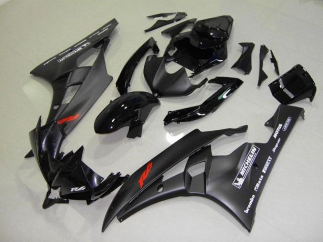 Affordable 2006-2007 Black Yamaha YZF R6 Motorcycle Fairings Canada Affordable 2006-2007 Black Yamaha YZF R6 Motorcycle Fairings Canada