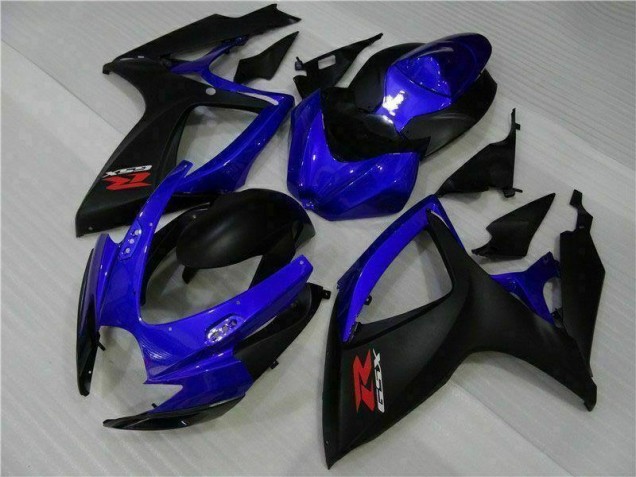 Affordable 2006-2007 Blue Black Suzuki GSXR 600/750 ABS Fairing Kits Canada Affordable 2006-2007 Blue Black Suzuki GSXR 600/750 ABS Fairing Kits Canada