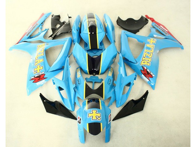 Affordable 2006-2007 Blue Black Suzuki GSXR 600/750 Full Fairing Kit Canada Affordable 2006-2007 Blue Black Suzuki GSXR 600/750 Full Fairing Kit Canada