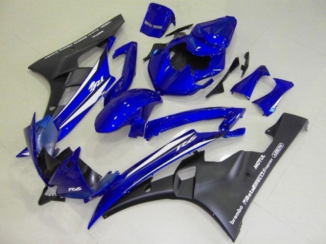 Affordable 2006-2007 Blue Black Yamaha YZF R6 Motorcycle Fairings Canada Affordable 2006-2007 Blue Black Yamaha YZF R6 Motorcycle Fairings Canada