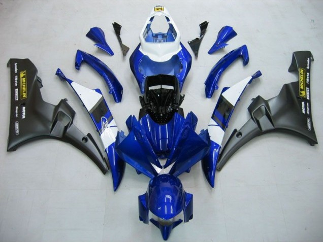 Affordable 2006-2007 Blue Black Yamaha YZF R6 Full Fairing Kit Canada