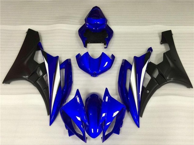 Affordable 2006-2007 Blue Black Yamaha YZF R6 Full Fairing Kits Canada Affordable 2006-2007 Blue Black Yamaha YZF R6 Full Fairing Kits Canada