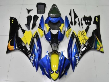 Affordable 2006-2007 Blue Shark Yamaha YZF R6 Motorcycle Fairings Canada