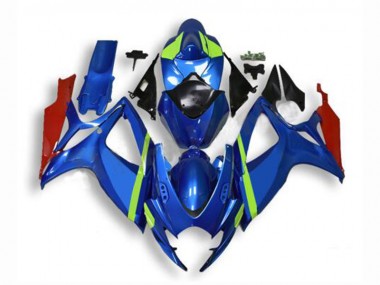 Affordable 2006-2007 Blue Suzuki GSXR 600/750 Plastics Fairing Kits Canada