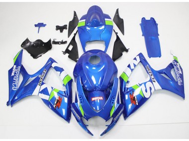 Affordable 2006-2007 Blue White Suzuki GSXR 600/750 ABS Fairing Kits Canada