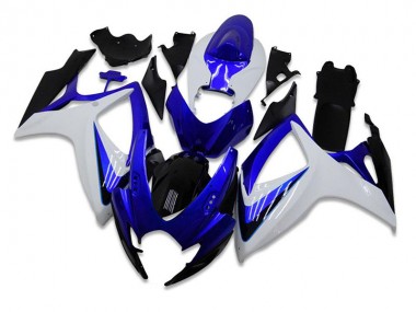 Affordable 2006-2007 Blue White Suzuki GSXR 600/750 Fairing Kit Canada