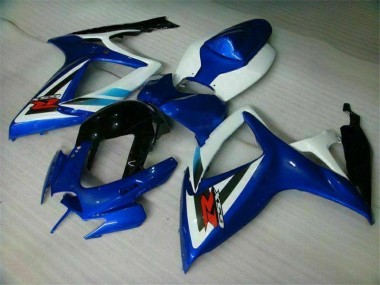 Affordable 2006-2007 Blue White Suzuki GSXR 600/750 Motorcycle Fairings Canada