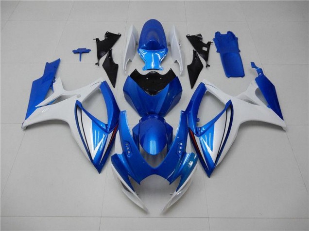 Affordable 2006-2007 Blue White Suzuki GSXR 600/750 Plastics Fairing Kits Canada Affordable 2006-2007 Blue White Suzuki GSXR 600/750 Plastics Fairing Kits Canada