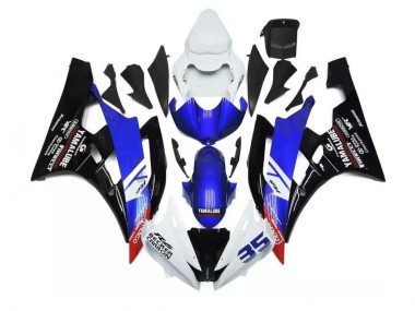 Affordable 2006-2007 Blue White Yamaha YZF R6 ABS Motorcycle Fairings Canada
