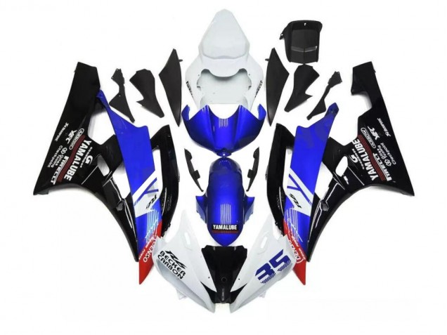 Affordable 2006-2007 Blue White Yamaha YZF R6 ABS Motorcycle Fairings Canada Affordable 2006-2007 Blue White Yamaha YZF R6 ABS Motorcycle Fairings Canada