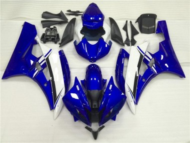 Affordable 2006-2007 Blue White Yamaha YZF R6 Fairing Kit & Bodywork Canada