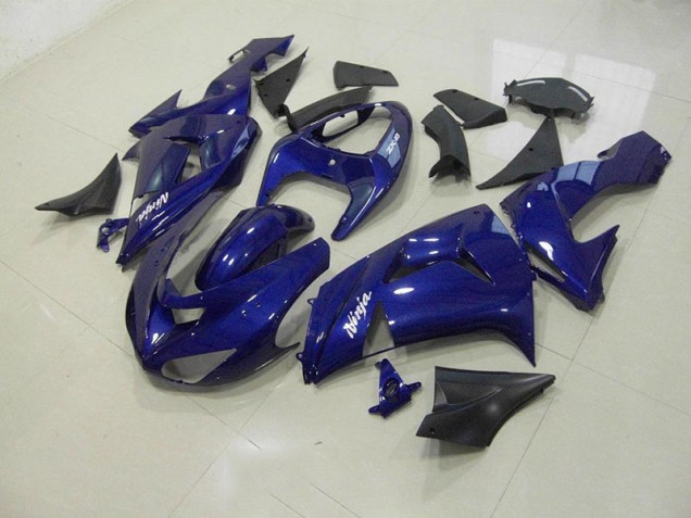 Affordable 2006-2007 Dark Blue Kawasaki Ninja ZX10R Motorcycle Fairings Canada Affordable 2006-2007 Dark Blue Kawasaki Ninja ZX10R Motorcycle Fairings Canada
