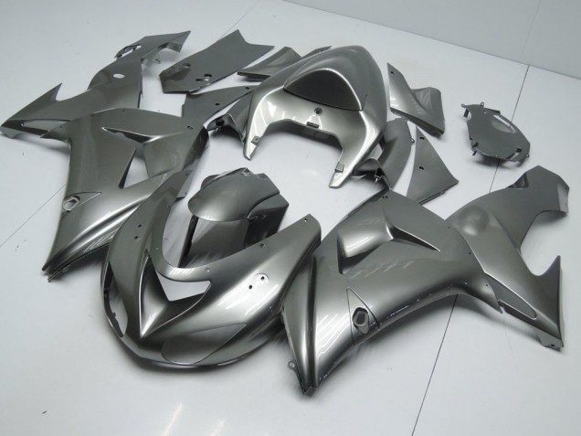 Affordable 2006-2007 Glossygrey Kawasaki Ninja ZX10R Motorcycle Fairings Canada