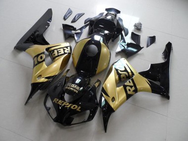 Affordable 2006-2007 Gold Repsol Honda CBR1000RR Motorcycle Fairings Canada