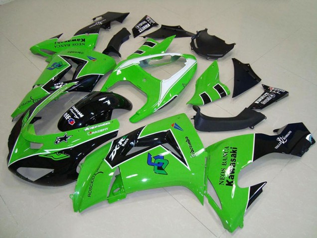 Affordable 2006-2007 Green Kawasaki Ninja ZX10R Motorcycle Fairings Canada Affordable 2006-2007 Green Kawasaki Ninja ZX10R Motorcycle Fairings Canada