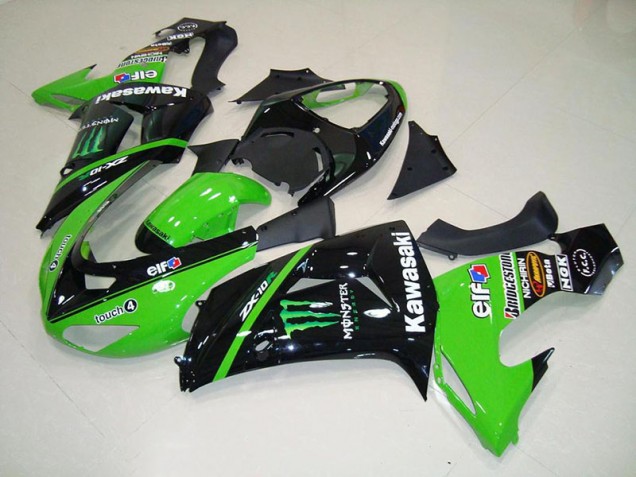 Affordable 2006-2007 Green Monster Kawasaki Ninja ZX10R Motorcycle Fairings Canada Affordable 2006-2007 Green Monster Kawasaki Ninja ZX10R Motorcycle Fairings Canada
