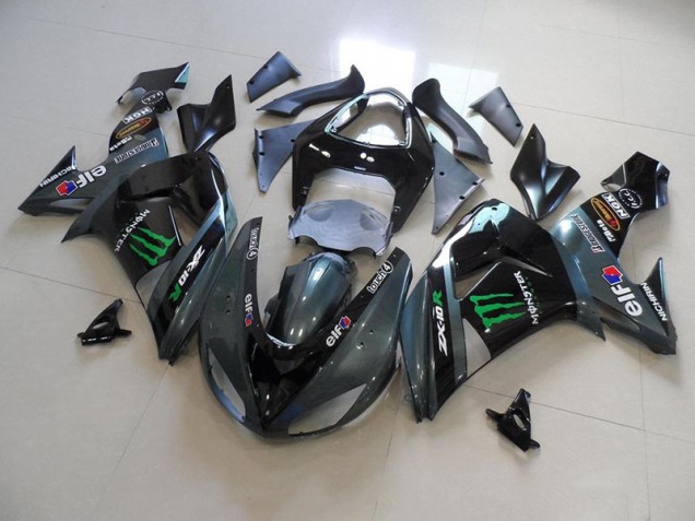 Affordable 2006-2007 Grey Monster Kawasaki Ninja ZX10R Motorcycle Fairings Canada Affordable 2006-2007 Grey Monster Kawasaki Ninja ZX10R Motorcycle Fairings Canada