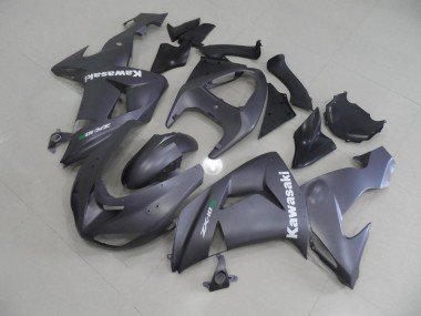 Affordable 2006-2007 Grey with White Decals Kawasaki Ninja ZX10R Motorcycle Fairings Canada
