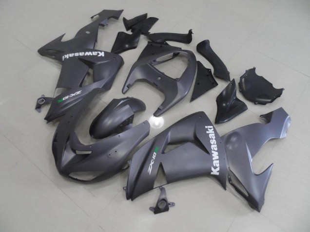 Affordable 2006-2007 Grey with White Decals Kawasaki Ninja ZX10R Motorcycle Fairings Canada Affordable 2006-2007 Grey with White Decals Kawasaki Ninja ZX10R Motorcycle Fairings Canada