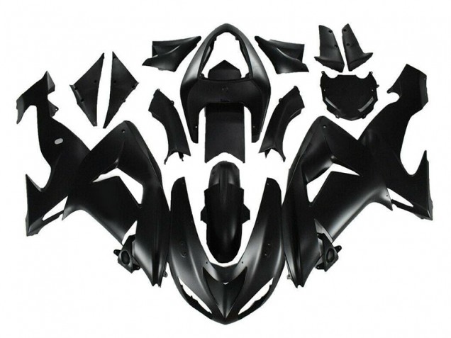 Affordable 2006-2007 Matte Black Kawasaki Ninja ZX10R Fairing Kit Canada