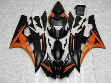 Affordable 2006-2007 Orange Black Yamaha YZF R6 Motorcycle Fairings & Bodywork Canada