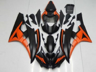 Affordable 2006-2007 Orange Black Yamaha YZF R6 Motorcycle Fairings Canada