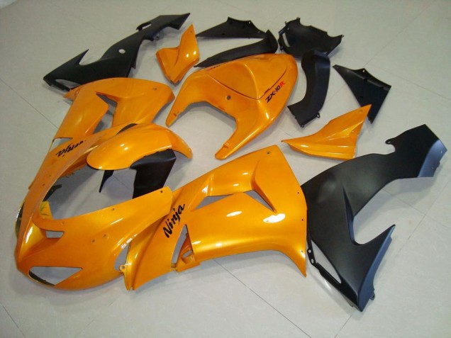 Affordable 2006-2007 Orange Kawasaki Ninja ZX10R Motorcycle Fairings Canada Affordable 2006-2007 Orange Kawasaki Ninja ZX10R Motorcycle Fairings Canada