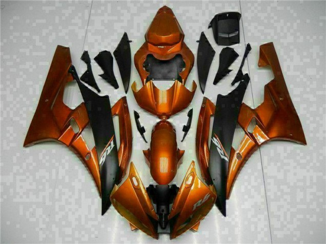 Affordable 2006-2007 Orange Yamaha YZF R6 Motorcycle Fairings Canada Affordable 2006-2007 Orange Yamaha YZF R6 Motorcycle Fairings Canada