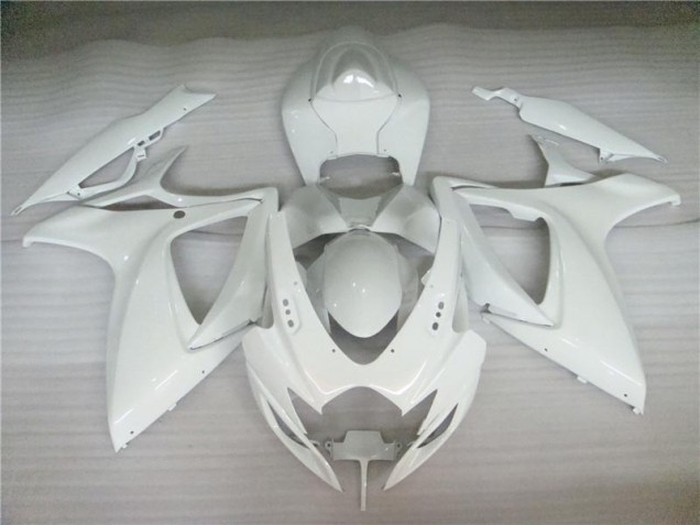 Affordable 2006-2007 Pearl White Suzuki GSXR 600/750 Motorcycle Fairings Canada Affordable 2006-2007 Pearl White Suzuki GSXR 600/750 Motorcycle Fairings Canada
