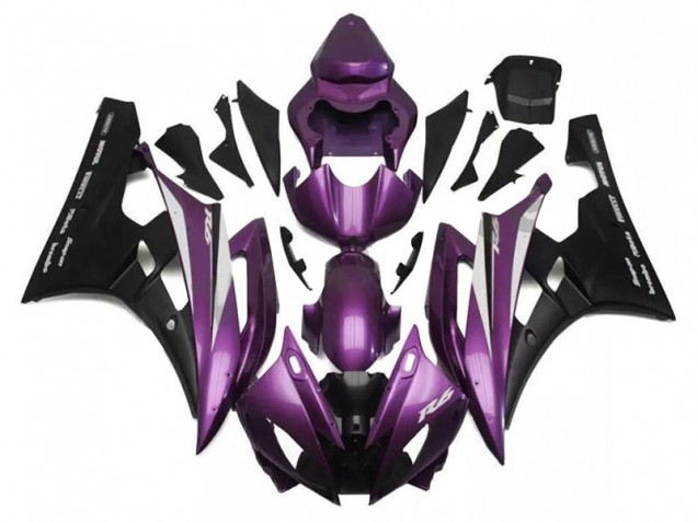 Affordable 2006-2007 Purple Black Yamaha YZF R6 Motorcycle Fairings Canada Affordable 2006-2007 Purple Black Yamaha YZF R6 Motorcycle Fairings Canada