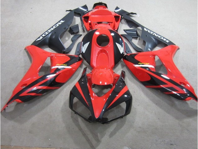 Affordable 2006-2007 Red Black Fireblade Honda CBR1000RR Motorcycle Fairings Canada Affordable 2006-2007 Red Black Fireblade Honda CBR1000RR Motorcycle Fairings Canada