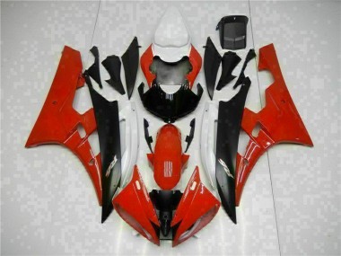 Affordable 2006-2007 Red Black Yamaha YZF R6 Motorcycle Fairings Canada