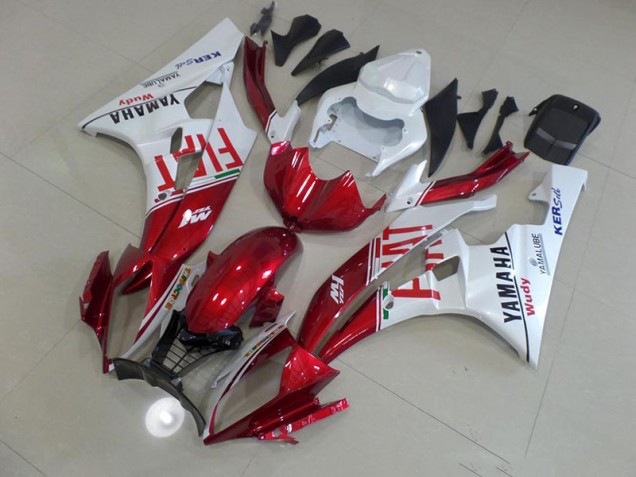 Affordable 2006-2007 Red Fiat Yamaha YZF R6 Motorcycle Fairings Canada Affordable 2006-2007 Red Fiat Yamaha YZF R6 Motorcycle Fairings Canada